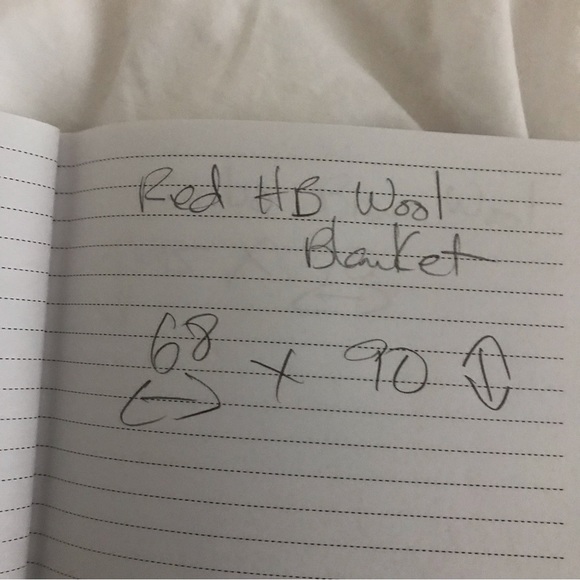 vintage red wool camp blanket - Picture 8 of 8